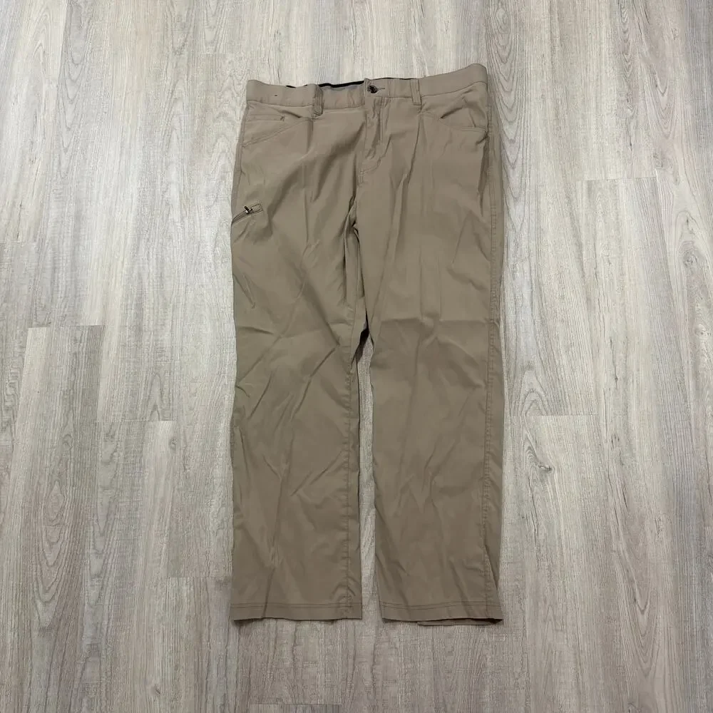 Orvis Tech Pants Men's 40x30 Tan Performance Stretch Outdoor Hiking Fishing - Picture 1 of 10